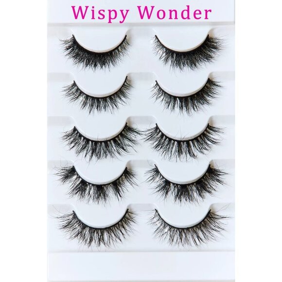 SO PINK BEAUTY Mink Eyelashes Variety Pack 5 Pairs - Picture 2 of 3